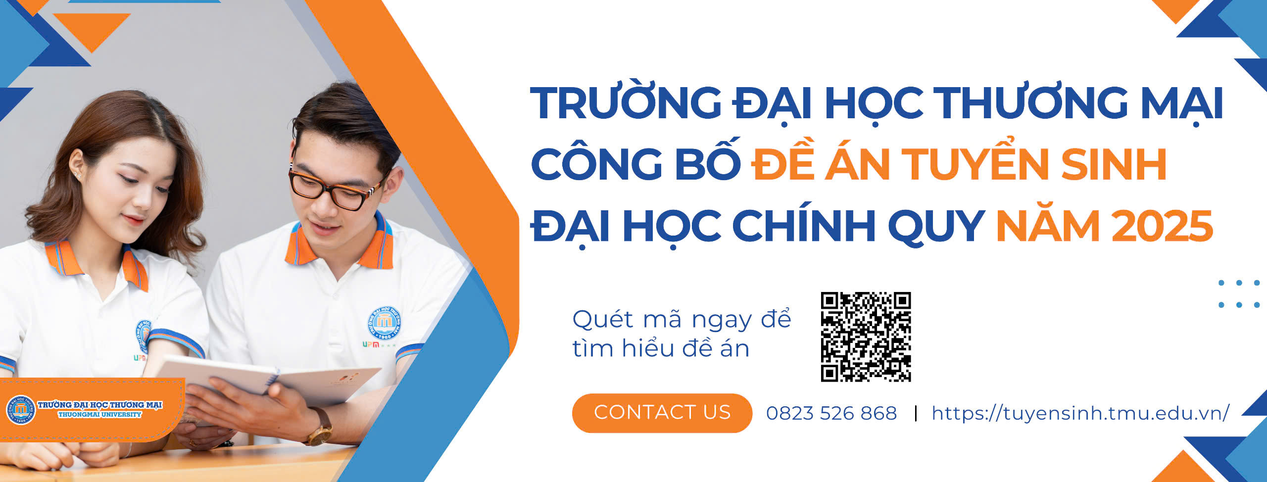 ĐỀ ÁN TUYỂN SINH ĐẠI HỌC CHÍNH QUY - TRƯỜNG ĐẠI HỌC THƯƠNG MẠI NĂM 2025