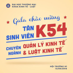 Ga la chào sinh viên K54