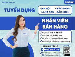 TUYỂN DỤNG NHÂN VIÊN BÁN HÀNG