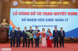 Lễ Công bố và trao quyết định Bổ nhiệm viên chức quản lý Khoa Kinh tế