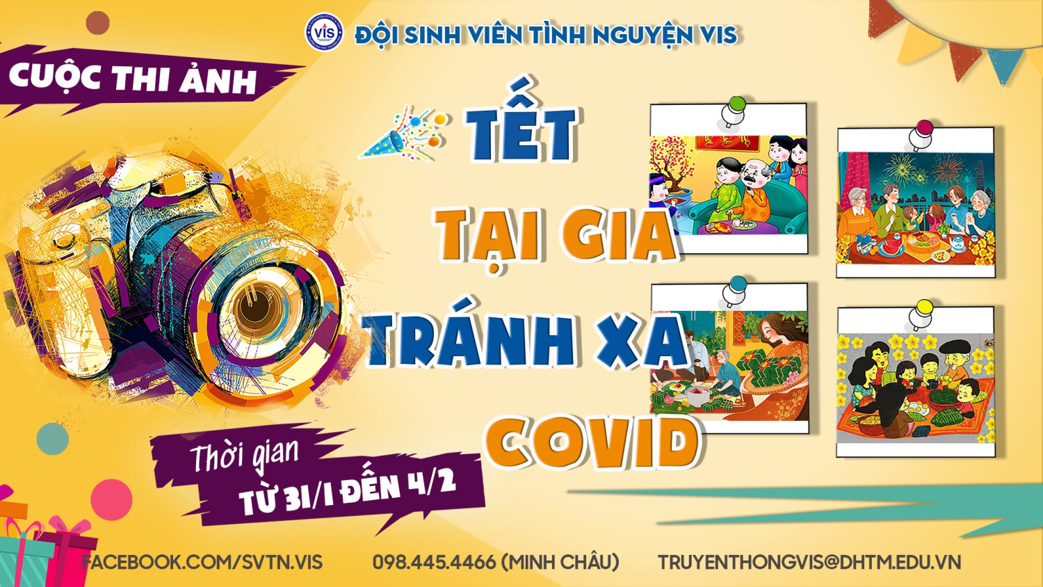 PHÁT ĐỘNG CUỘC THI "TẾT TẠI GIA - TRÁNH XA COVID"