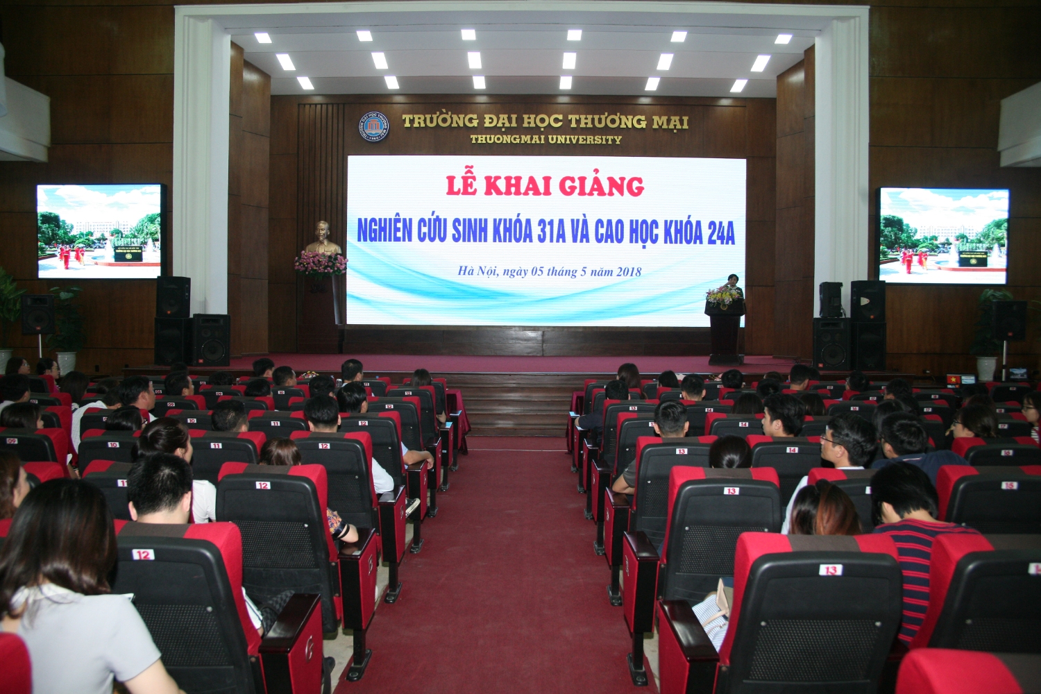 Lễ khai giảng Nghiên cứu sinh khóa 31A và Cao học khóa 24A